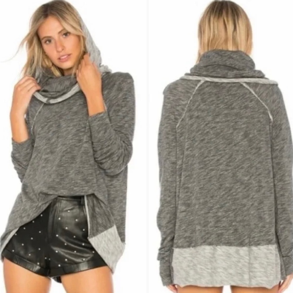 Free People Beach Cocoon Cowl Neck Pullover